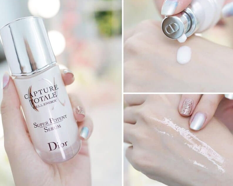 Dior Capture Totale Cell Energy Super Potent Serum Total Age-Defying Intense Serum 7 ml  เนื้อสัมผัสเบาสบายผิว เซรั่มอันดับ 1 ที่ช่วยลดเลือนริ้วรอยจากดิออร์ ให้ผิวดูกระชับ เปล่งประกาบ สุขภาพดี 